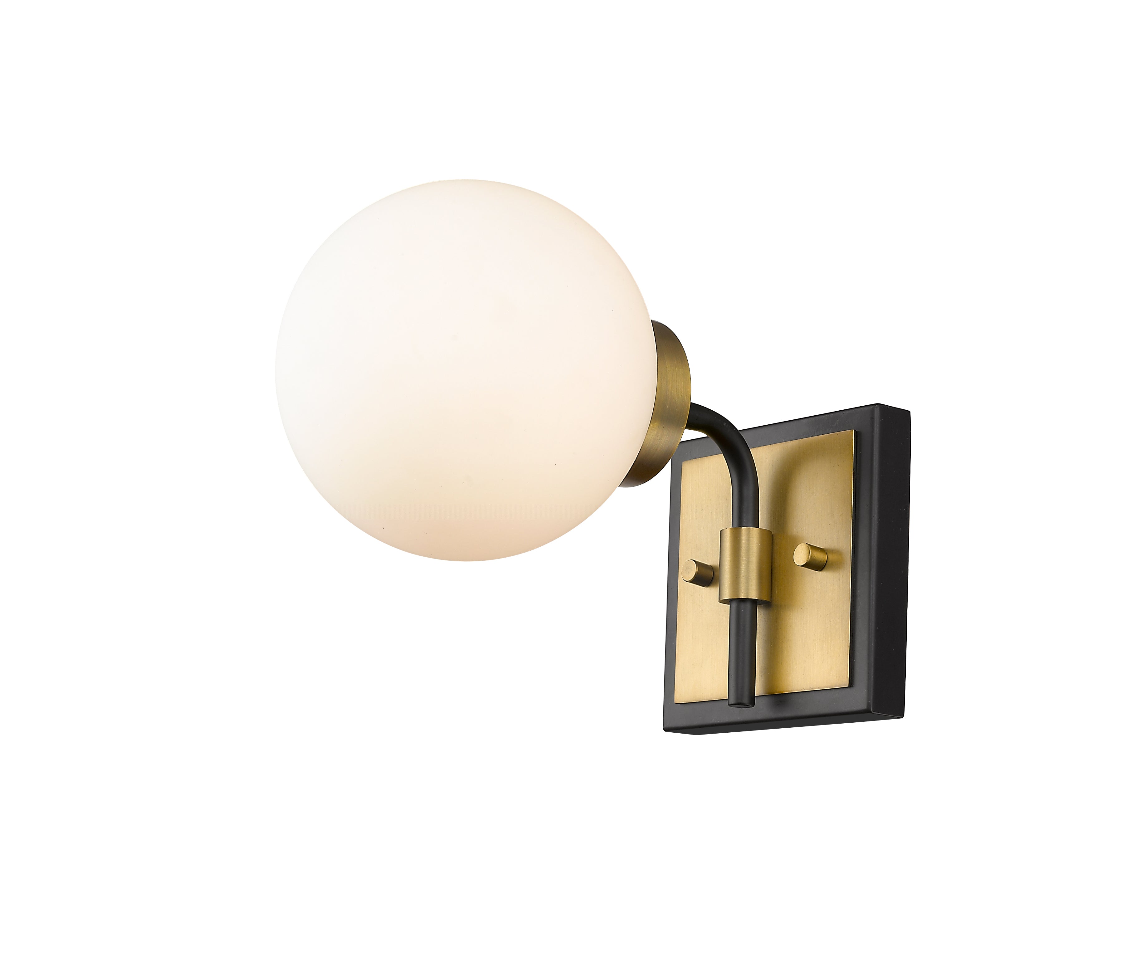 PARSONS Sconce Black, Gold - 477-1S-MB-OBR | Z-LITE