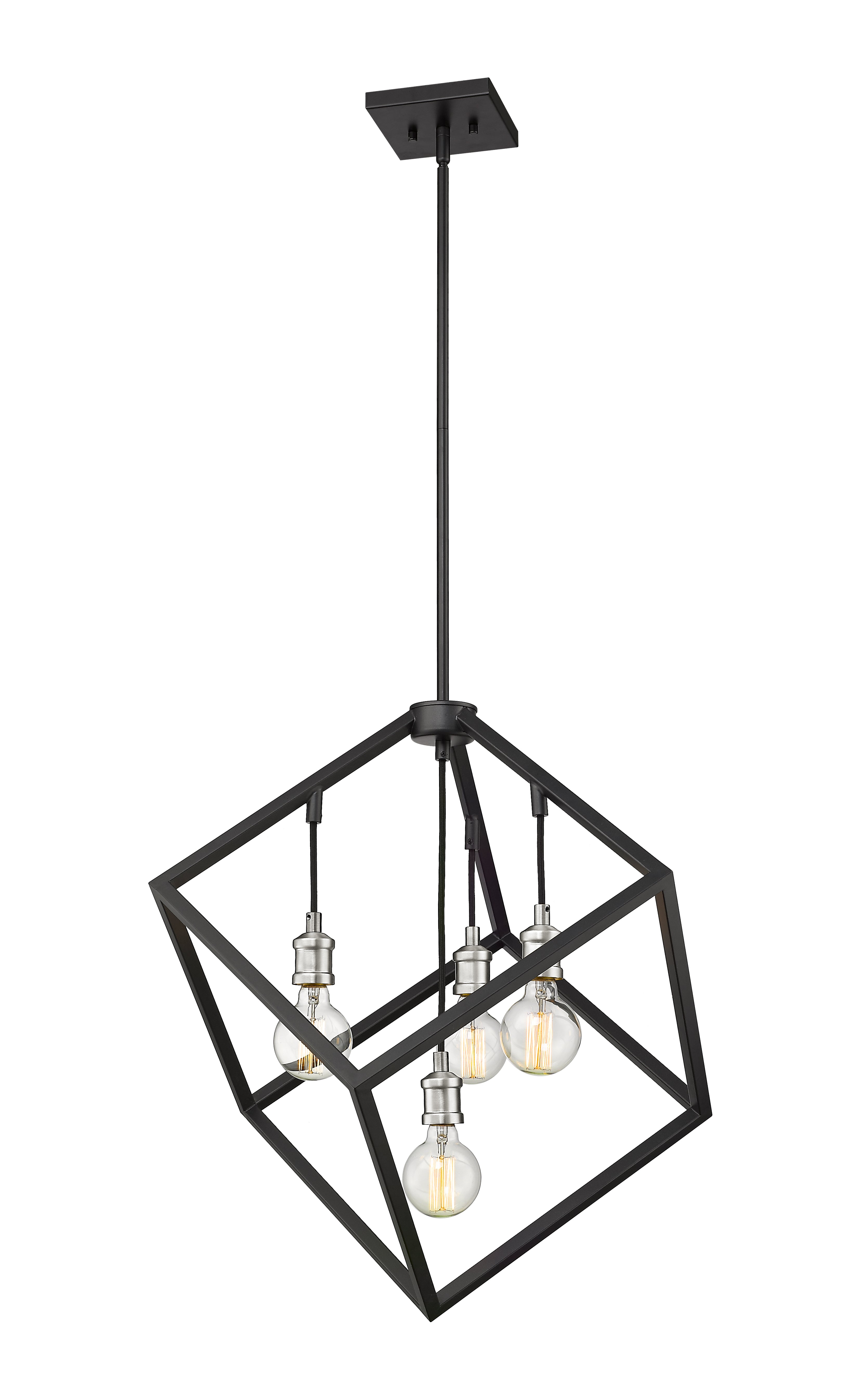 VERTICAL Pendant Black, Nickel - 478P24-MB-BN | Z-LITE