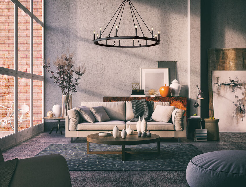 BARCLAY Chandelier Noir - 482R-12MB | Z-LITE