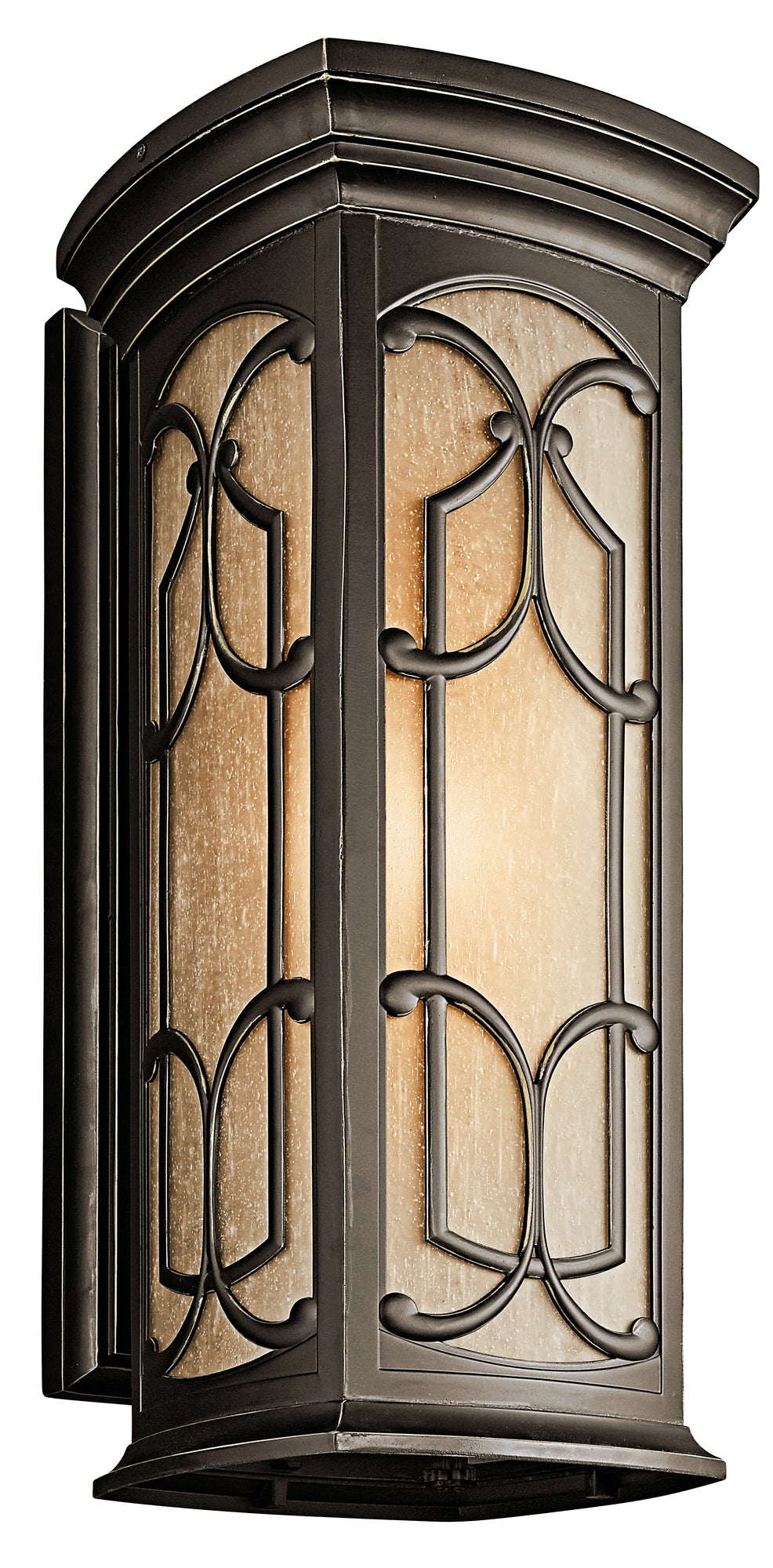 FRANCEASI Outdoor sconce Bronze - 49229OZ | KICHLER