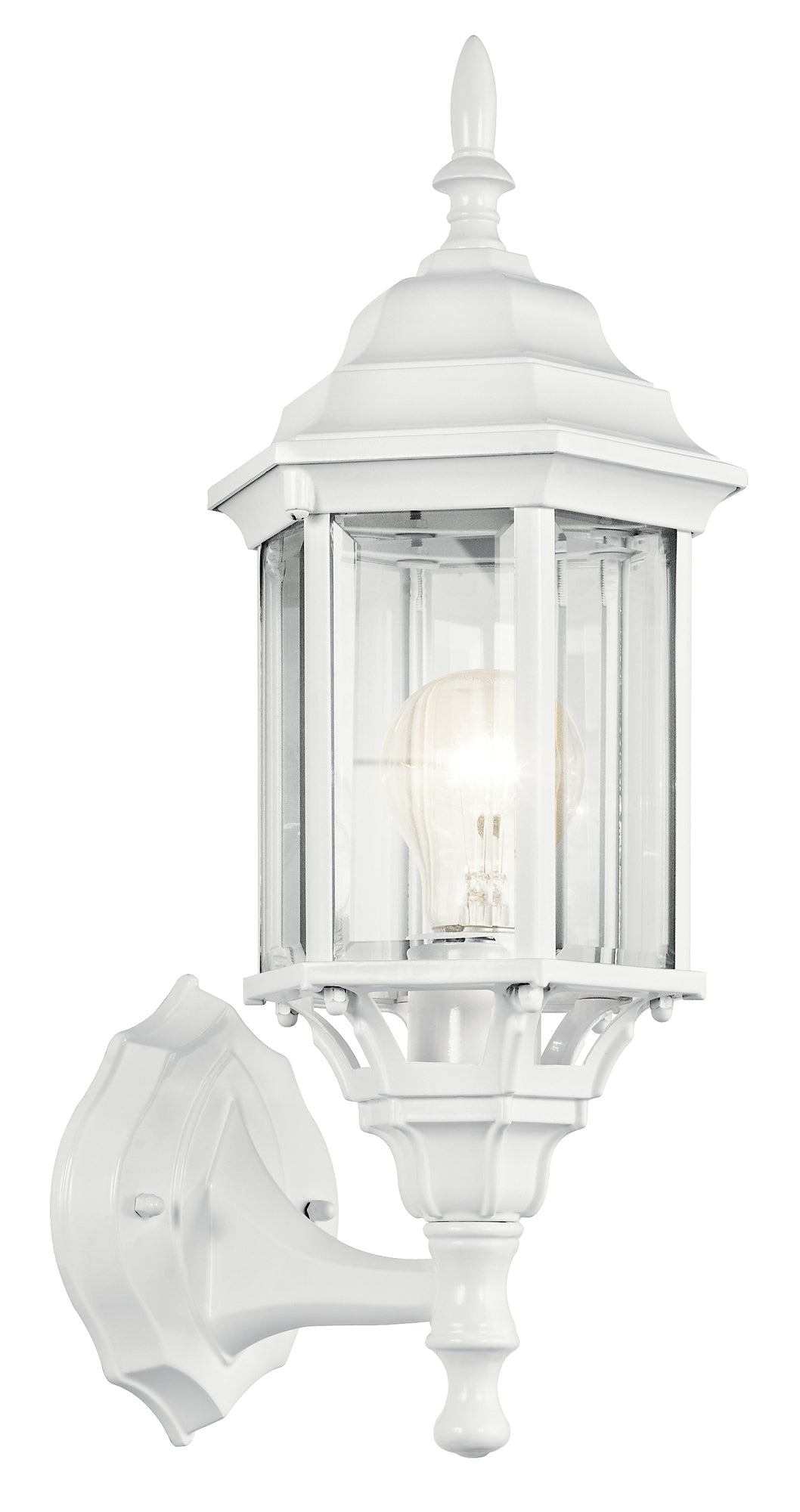 CHESAPEAKE Outdoor sconce White - 49255WH | KICHLER
