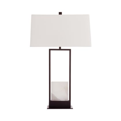 Lampe sur table Bronze, Blanc - 49763-581 | ARTERIORS