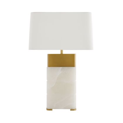 Lampe sur table Blanc, Or - 49772-517 | ARTERIORS
