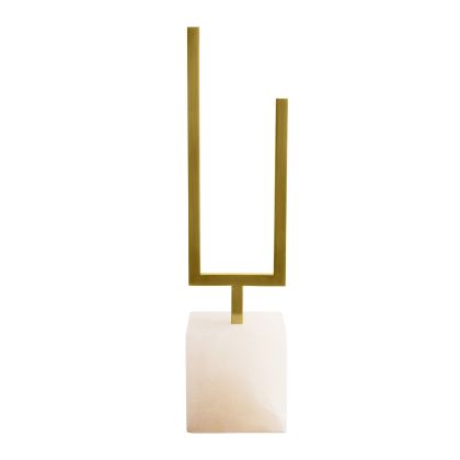 Lampe sur table Or, Blanc - 49777 | ARTERIORS