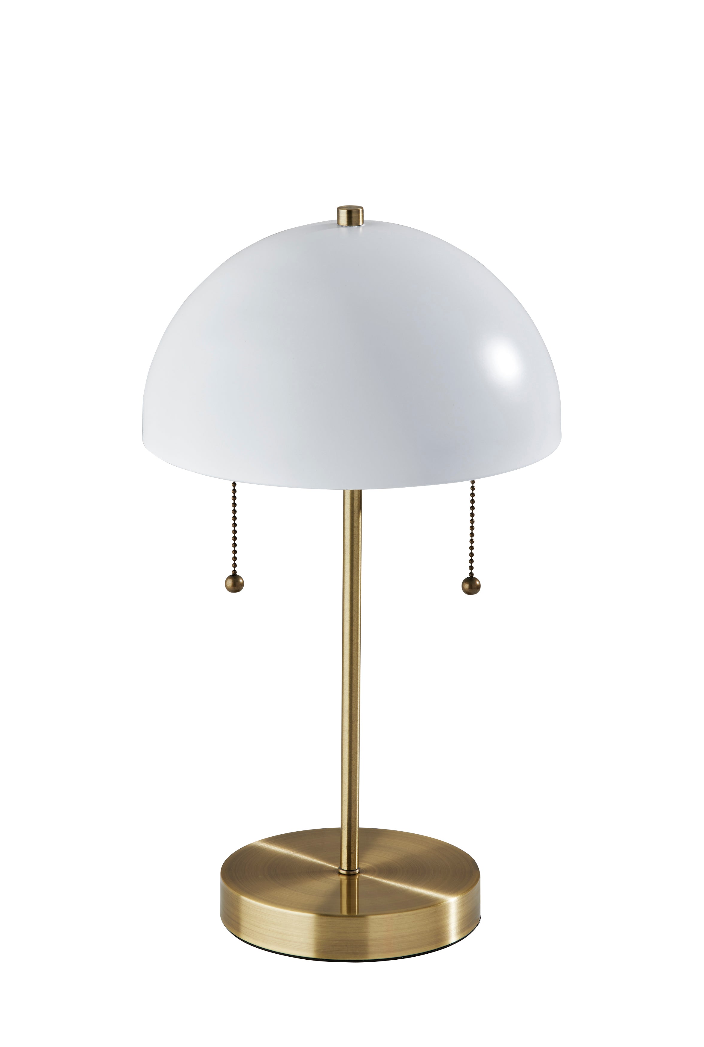 BOWIE Lampe sur table Or, Blanc - 5132-02 | ADESSO