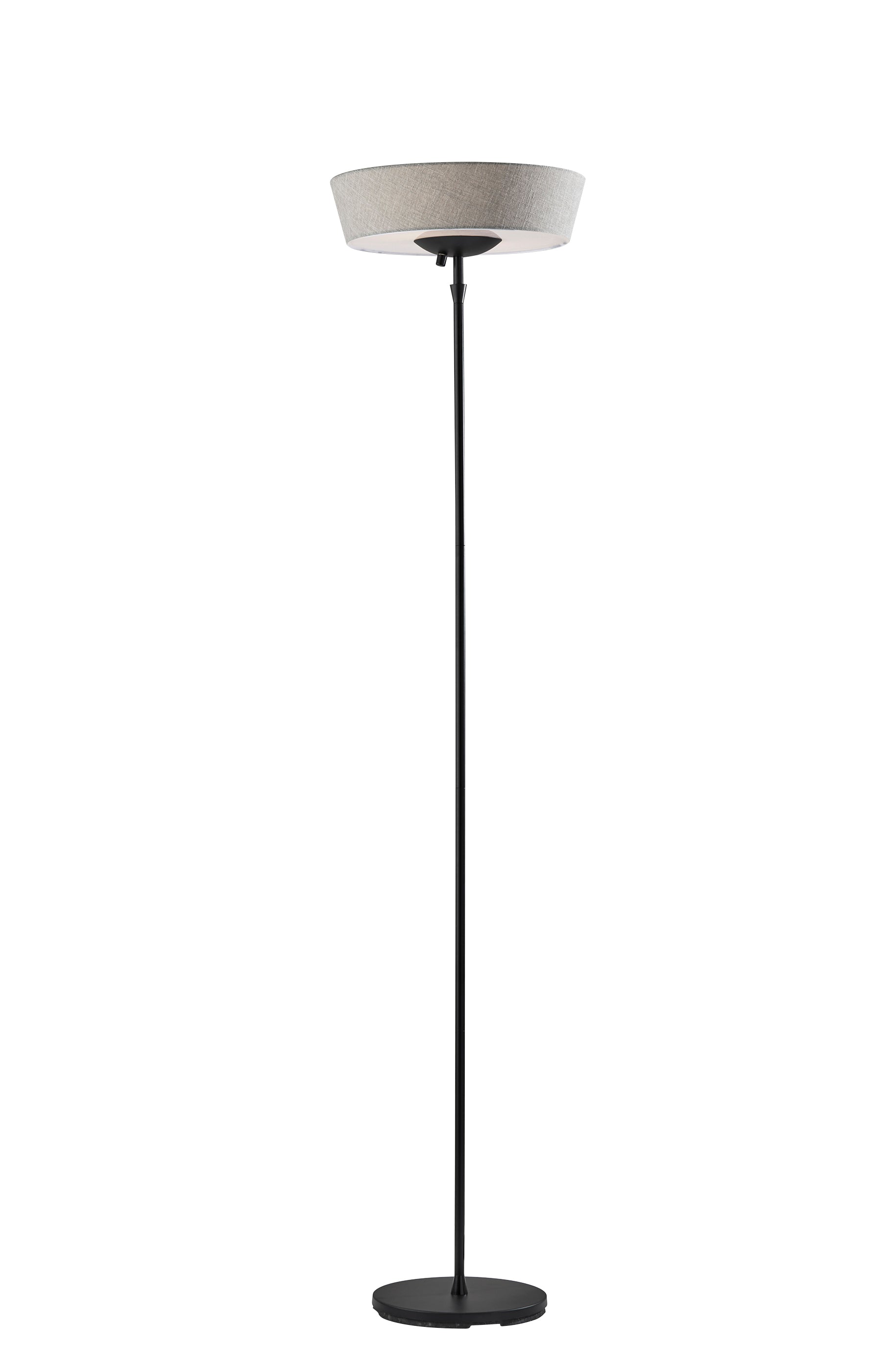 HARPER Lampe sur pied Noir - 5169-01 | ADESSO