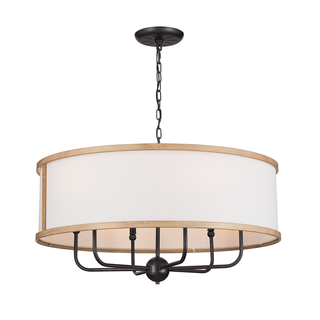 HEDDLE Chandelier Noir - 52466AVI | KICHLER
