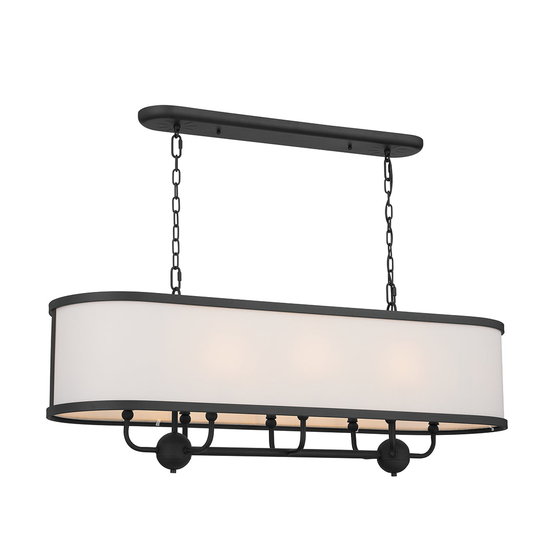 HEDDLE Chandelier Noir - 52467BKT | KICHLER