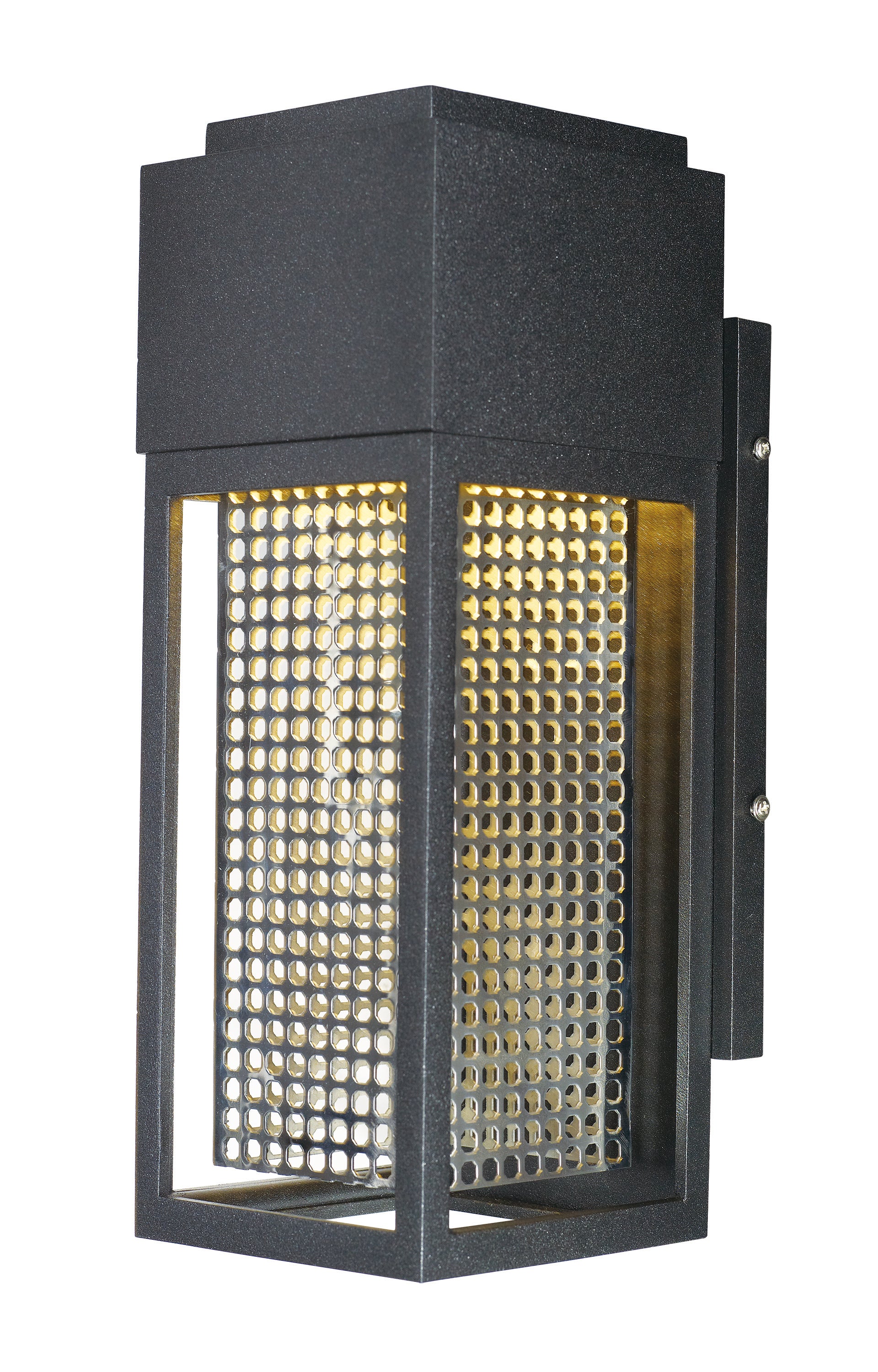 TOWNHOUSE Outdoor sconce Black, Stainless steel INTEGRATED LED - 53597GBKSST | MAXIM/ET2