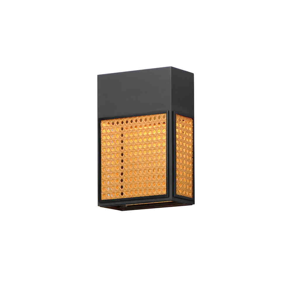 LATTICE Outdoor wall sconce Black INTEGRATED LED - 54802RABK | MAXIM/ET3