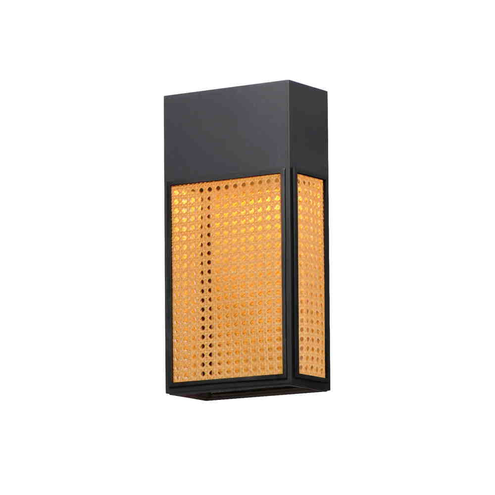 LATTICE Outdoor wall sconce Black INTEGRATED LED - 54804RABK | MAXIM/ET3
