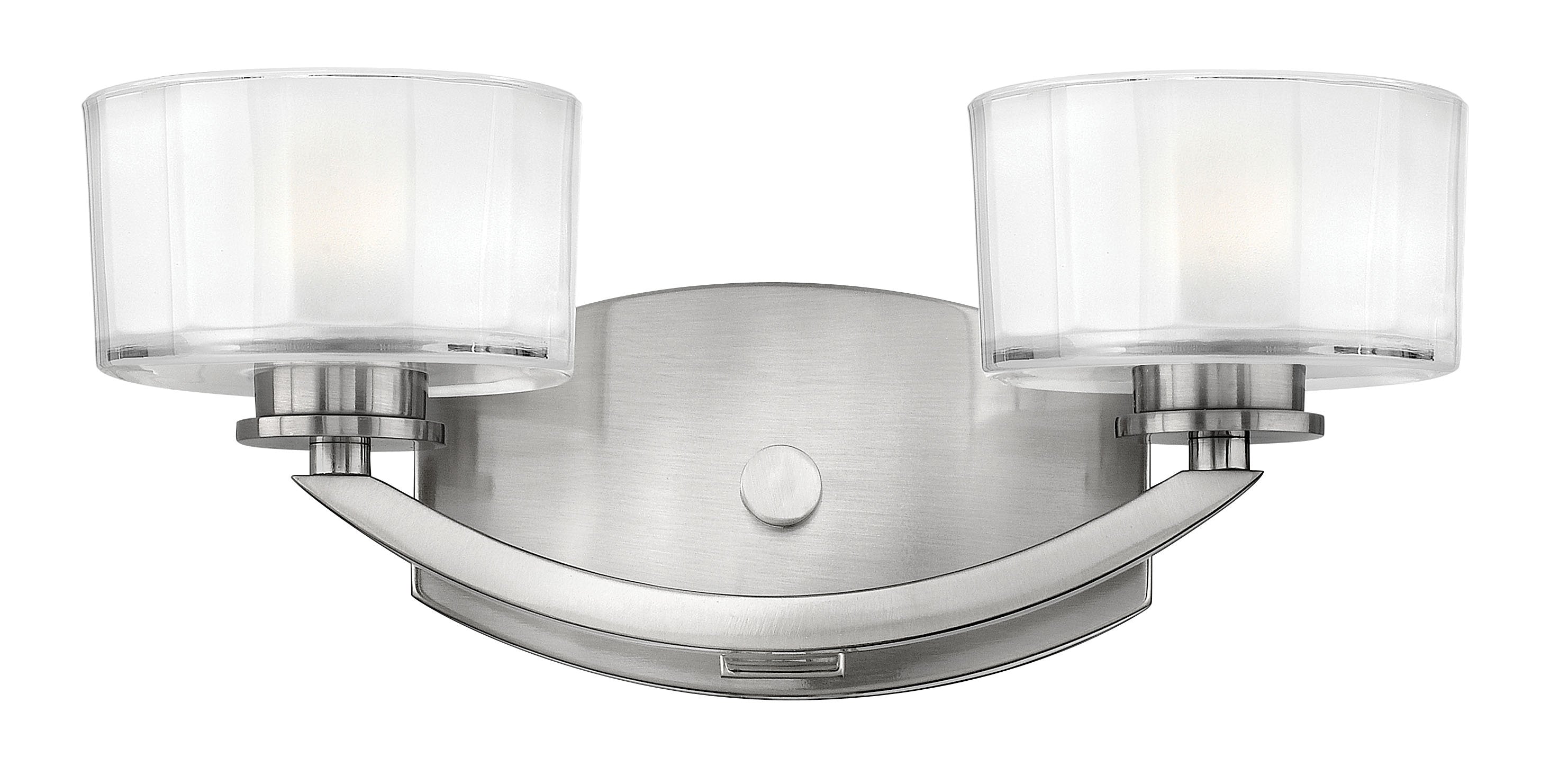 MERIDIAN Bathroom sconce Nickel - 5592BN-LED | HINKLEY