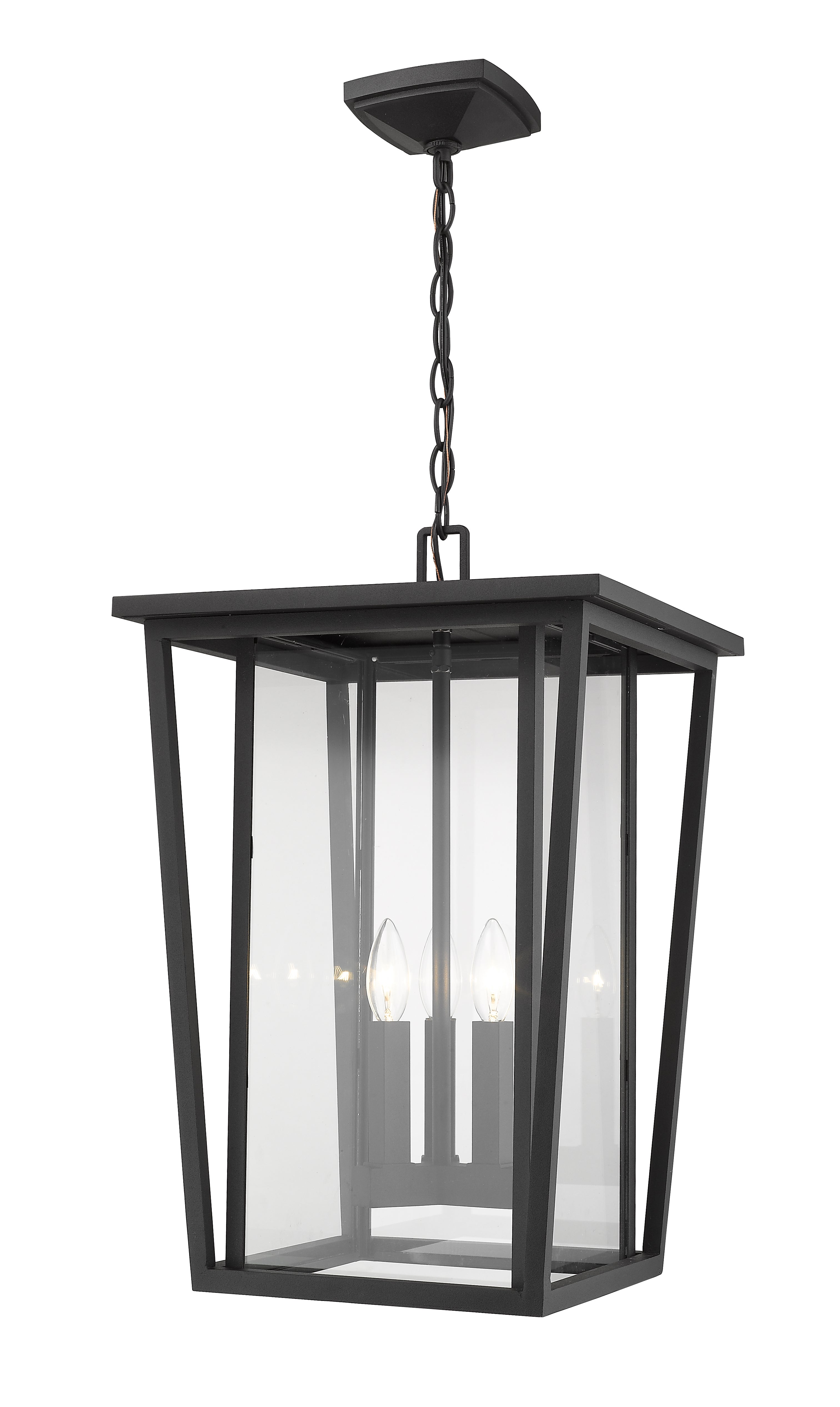 SEOUL Outdoor pendant Black - 571CHXL-BK | Z-LITE