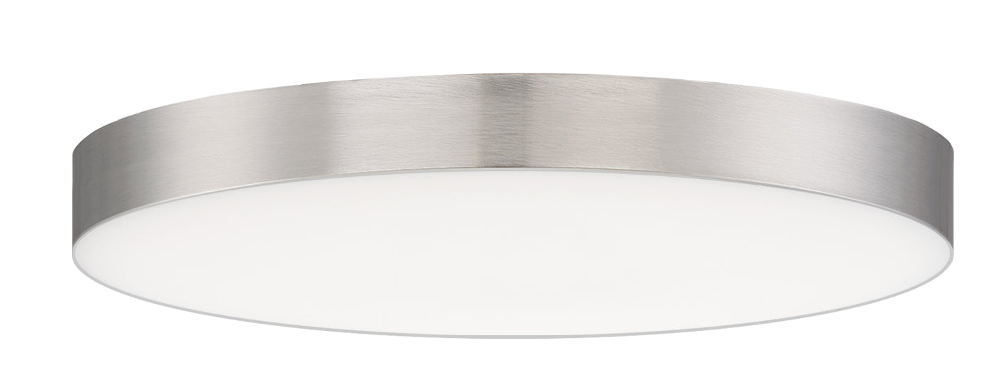 TRIM Flush mount Nickel INTEGRATED LED - 57662WTSN | MAXIM/ET2