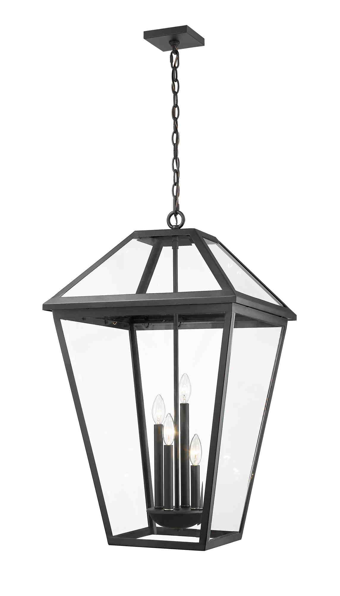 TALBOT Outdoor pendant Black - 579CHXLX-BK | Z-LITE