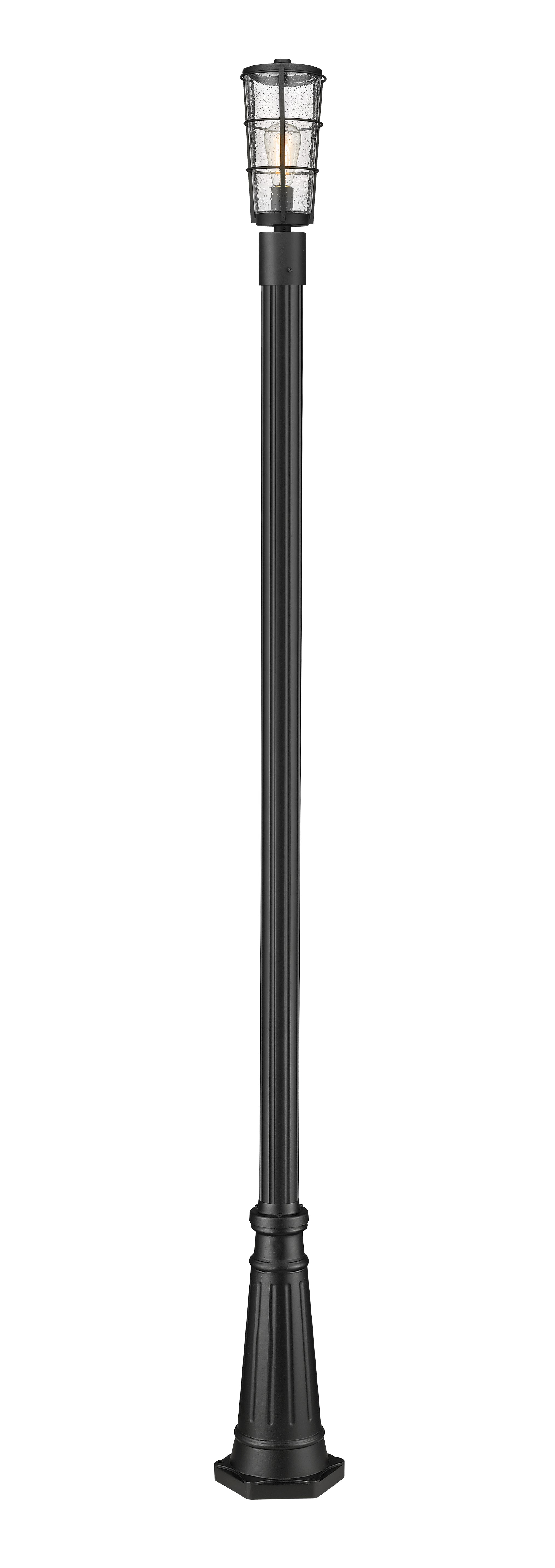 HELIX Luminaire sur poteau Noir - 591PHM-519P-BK | Z-LITE