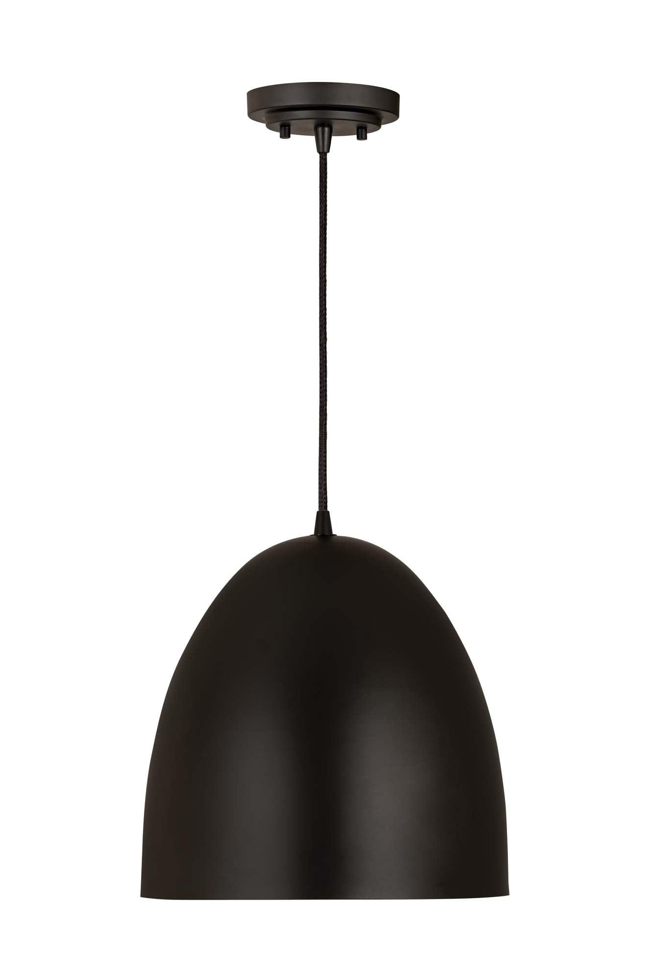 Z STUDIO DOME PENDANT Pendant Black - 6012P12-SBK | Z-LITE