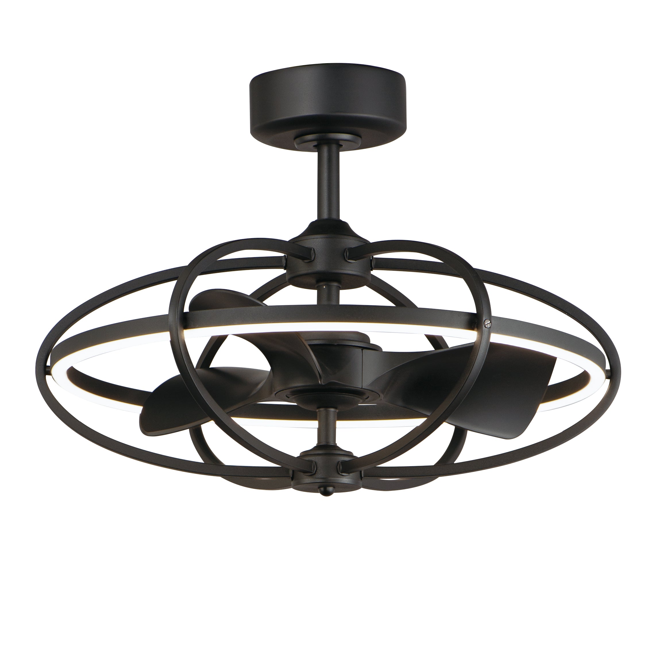 CORONA FAN Ceiling fan Black INTEGRATED LED - 61002BK | MAXIM/ET2