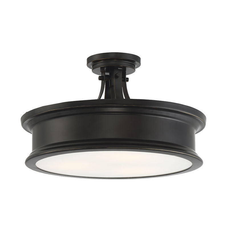 WATKINS Semi flush mount Bronze - 6-134-3-44 | SAVOYS