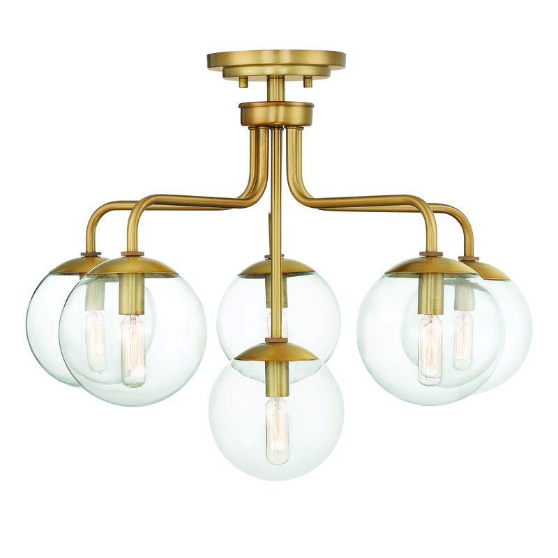 MARCO Semi plafonnier Or - 6-1951-6-322 | SAVOYS