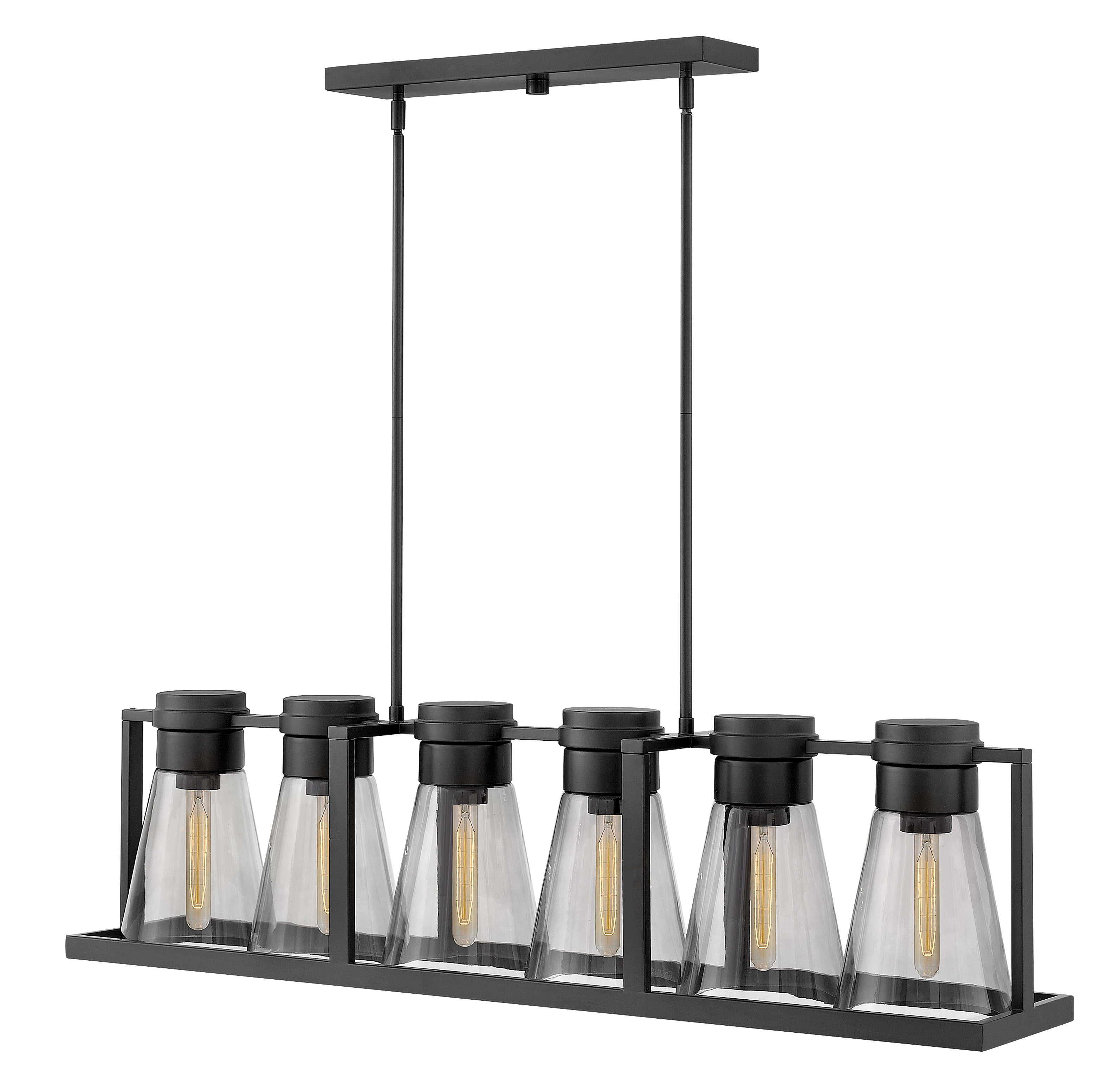 REFINERY Pendant Black - 63306BK-SM | HINKLEY