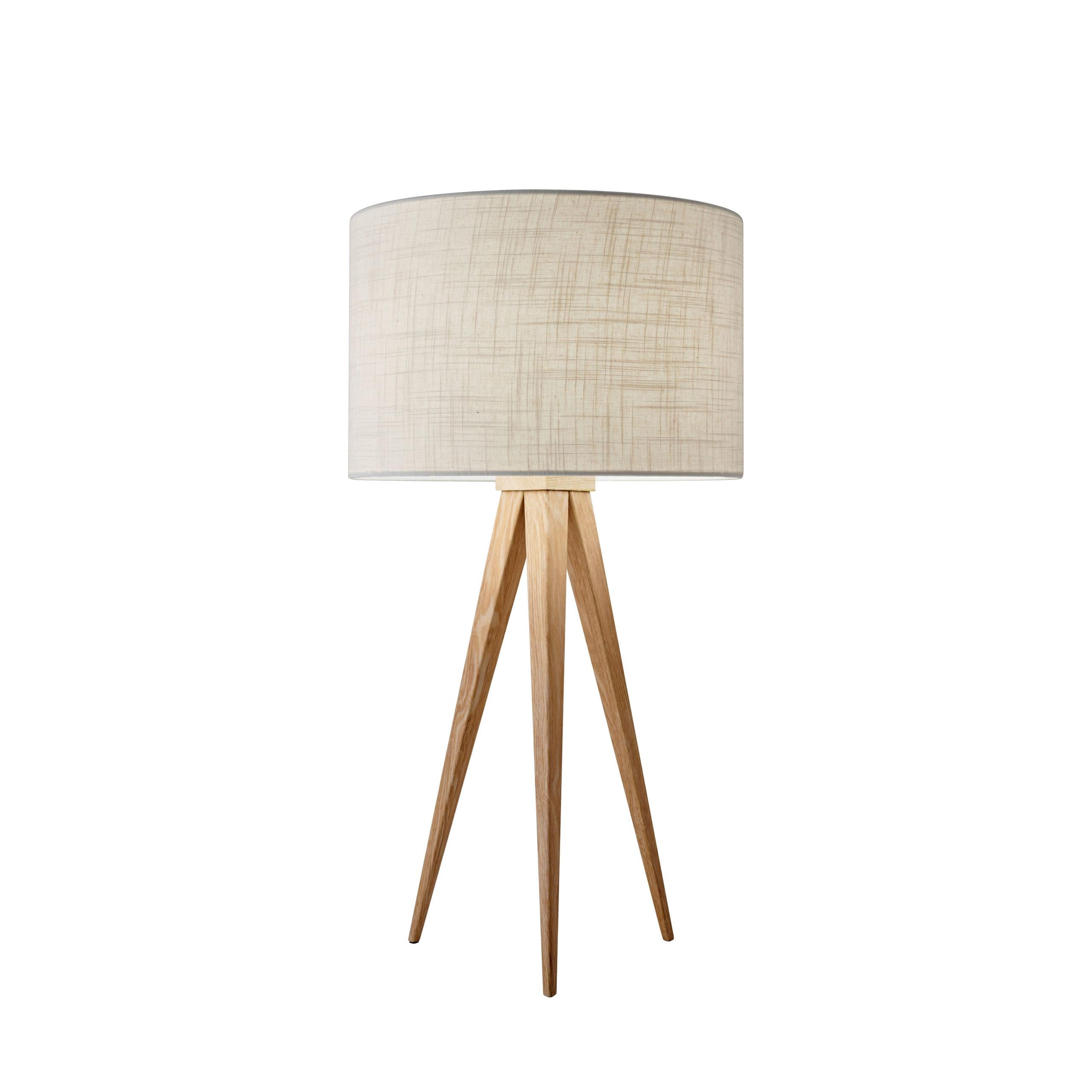 DIRECTOR Lampe sur table Bois - 6423-12 | ADESSO