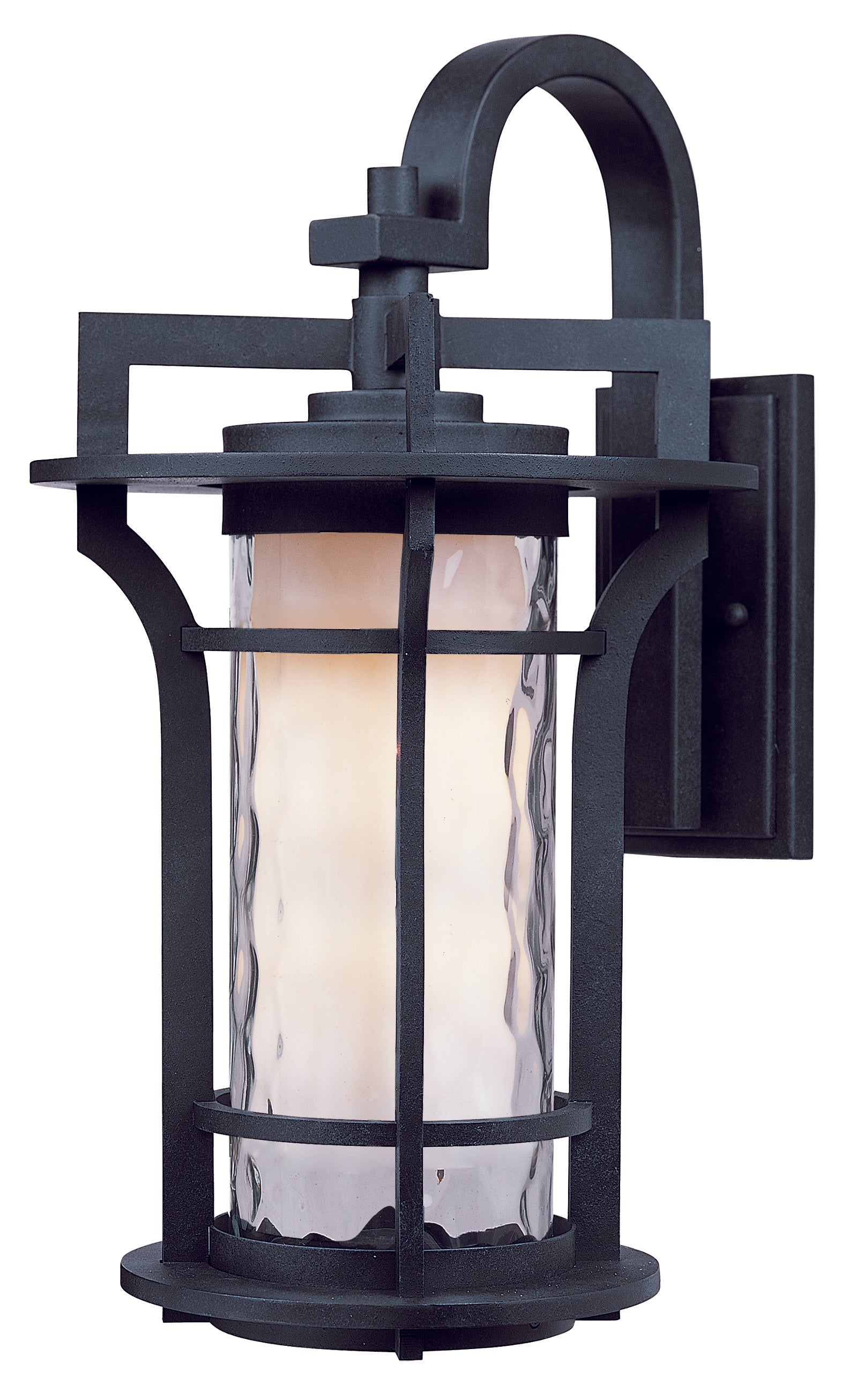 OAKVILLE LED E26 Outdoor sconce Black - 65784WGBO | MAXIM/ET2