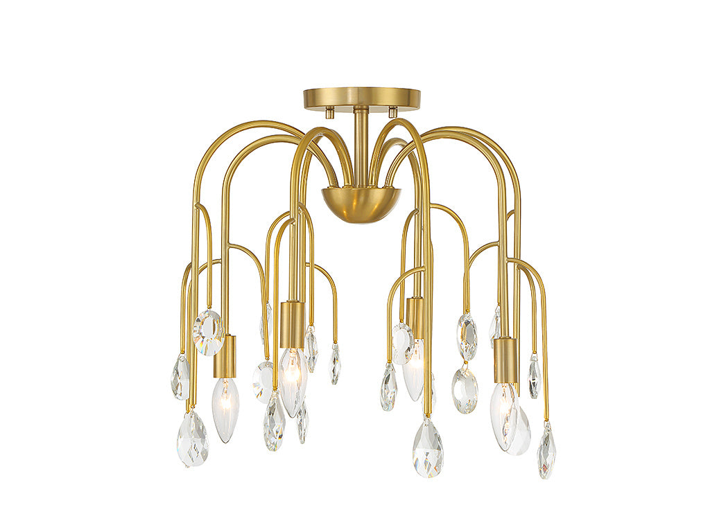 ANHOLT Semi plafonnier Or - 6-6684-4-127 | SAVOYS