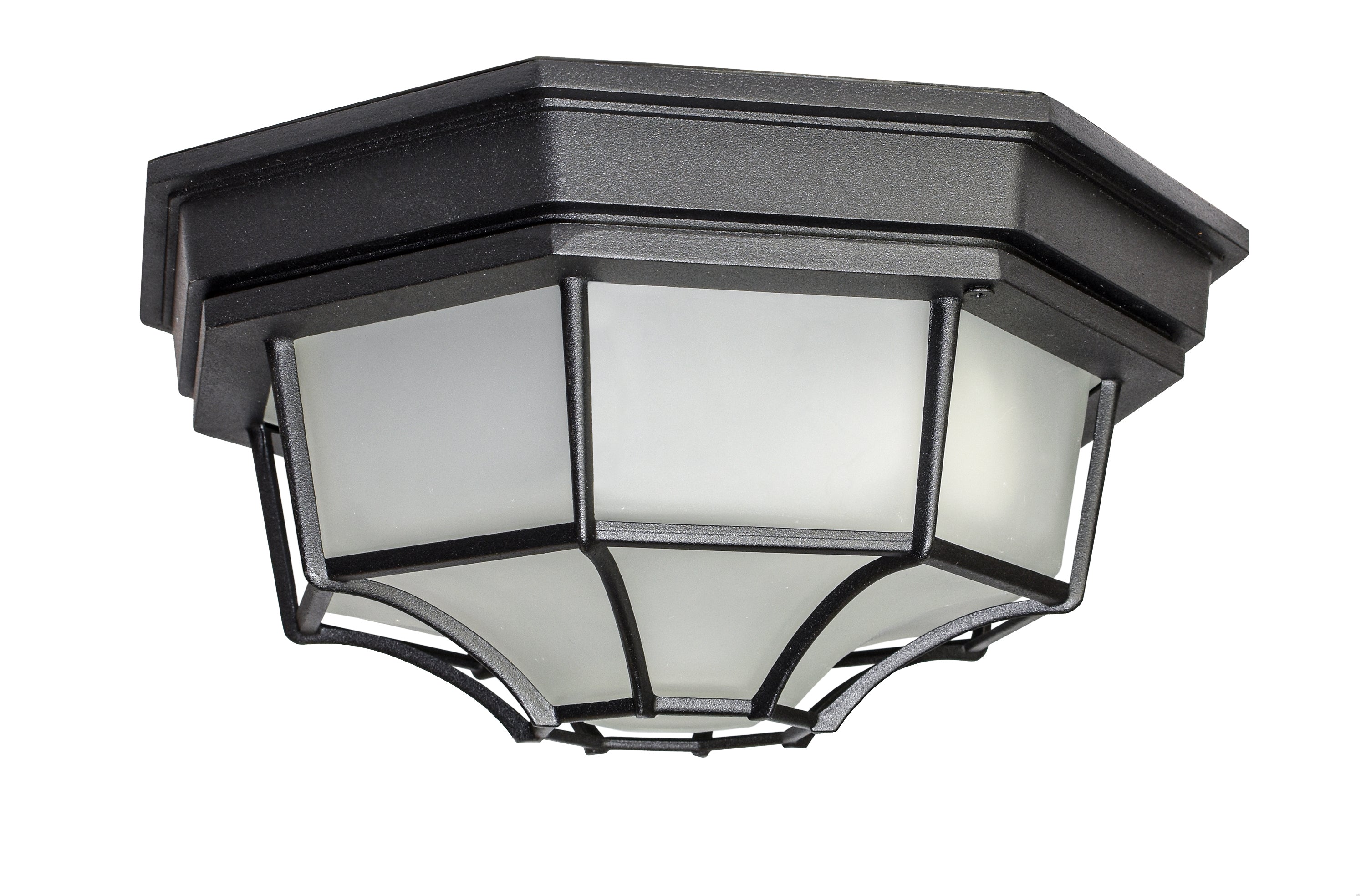 CROWN HILL LED E26 Outdoor flush mount Black - 67920BK | MAXIM/ET2
