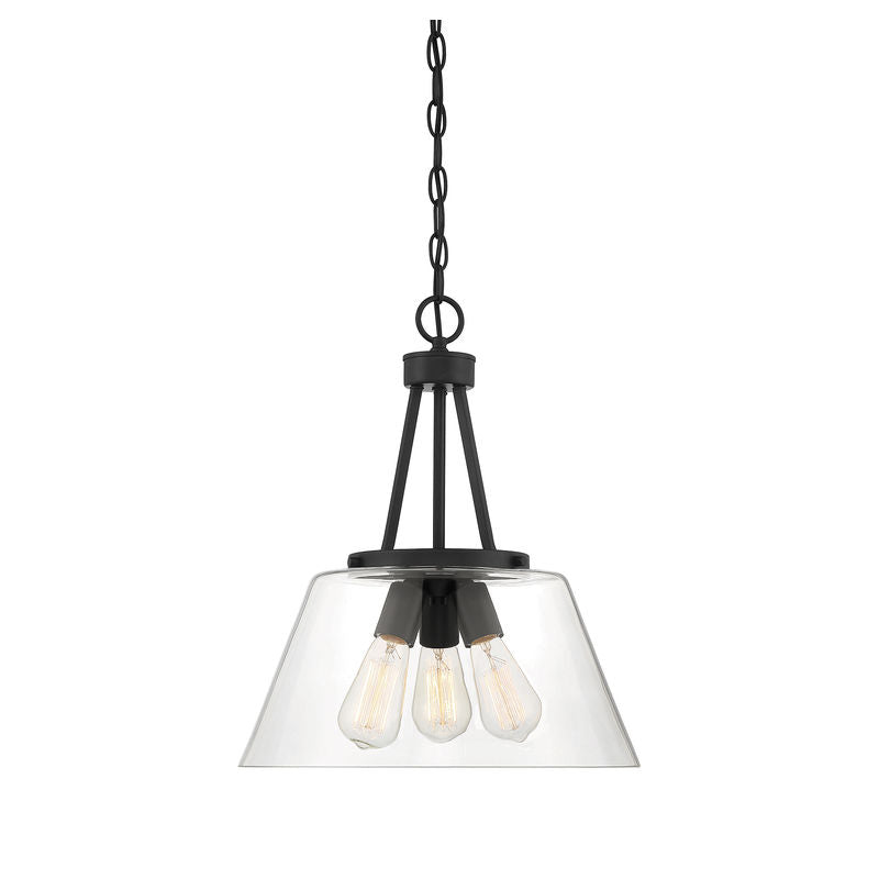 CALHOUN Pendant Black - 7-1025-3-89 | SAVOYS