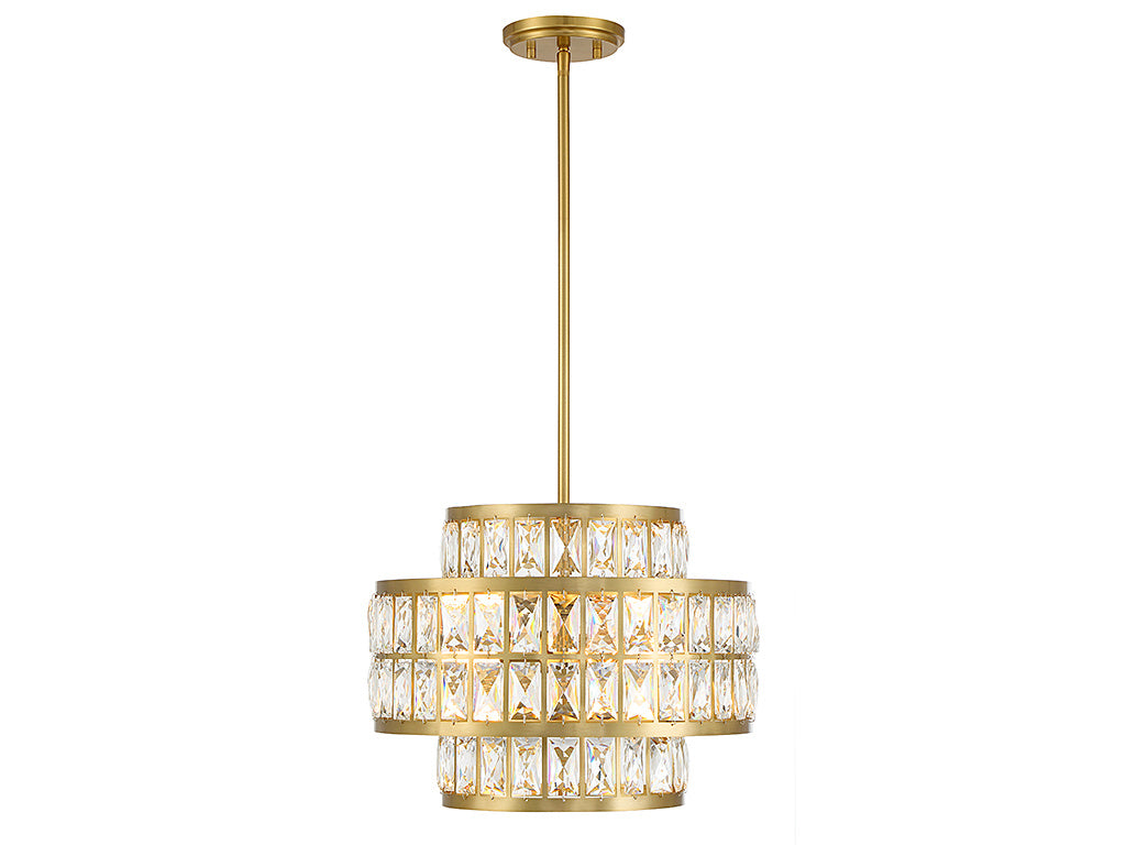 RENZO Chandelier Gold - 7-9044-3-322 | SAVOYS