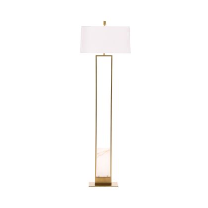 Floor lamp Gold, White - 79831-565 | ARTERIORS