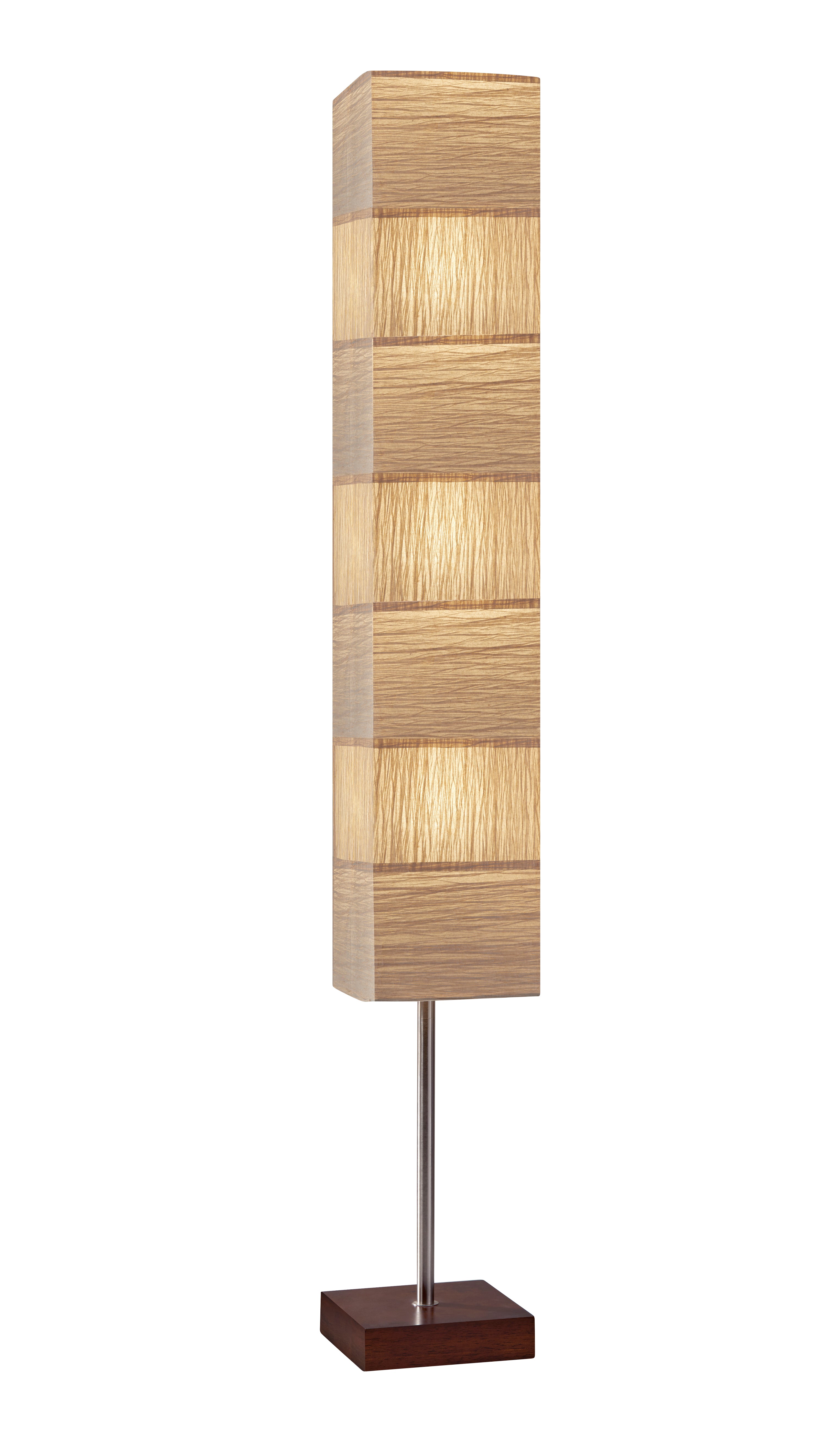 LED CHARGING Floor lamp Stainless steel - 8027-15 | ADESSO
