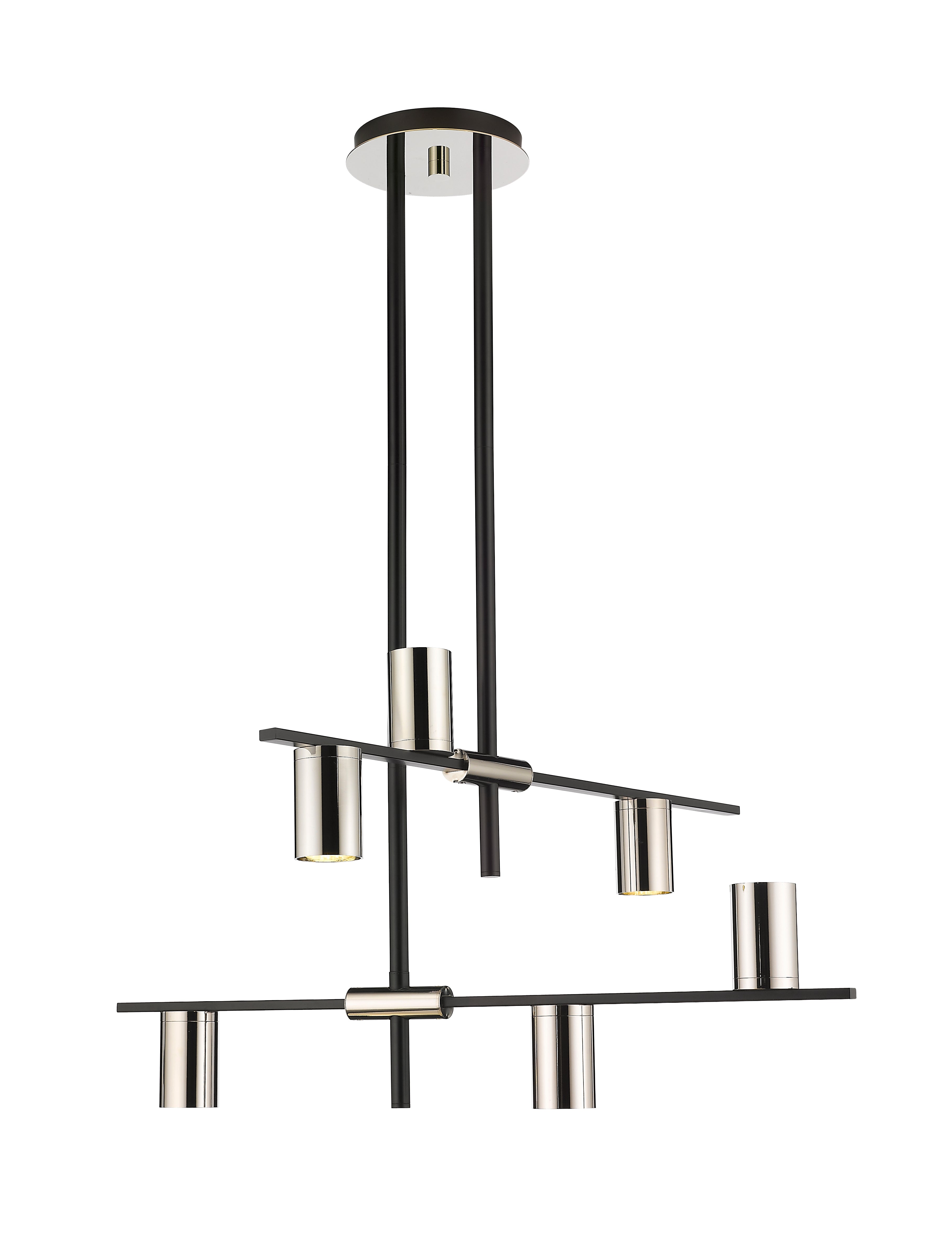 CALUMET Suspension Noir, Nickel - 814-6MB-PN | Z-LITE