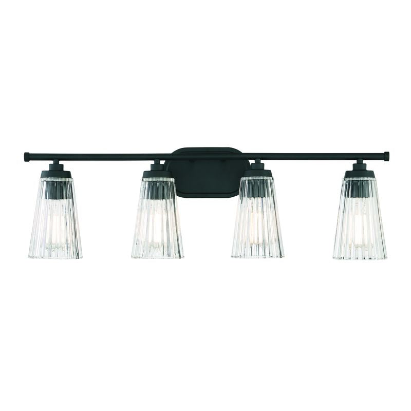 CHANTILLY Bathroom wall sconce Black - 8-1745-4-BK | SAVOYS