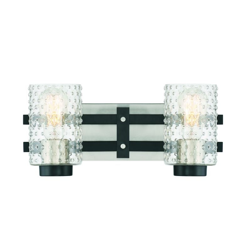 COLT Bathroom wall sconce Black, Nickel - 8-1909-2-66 | SAVOYS
