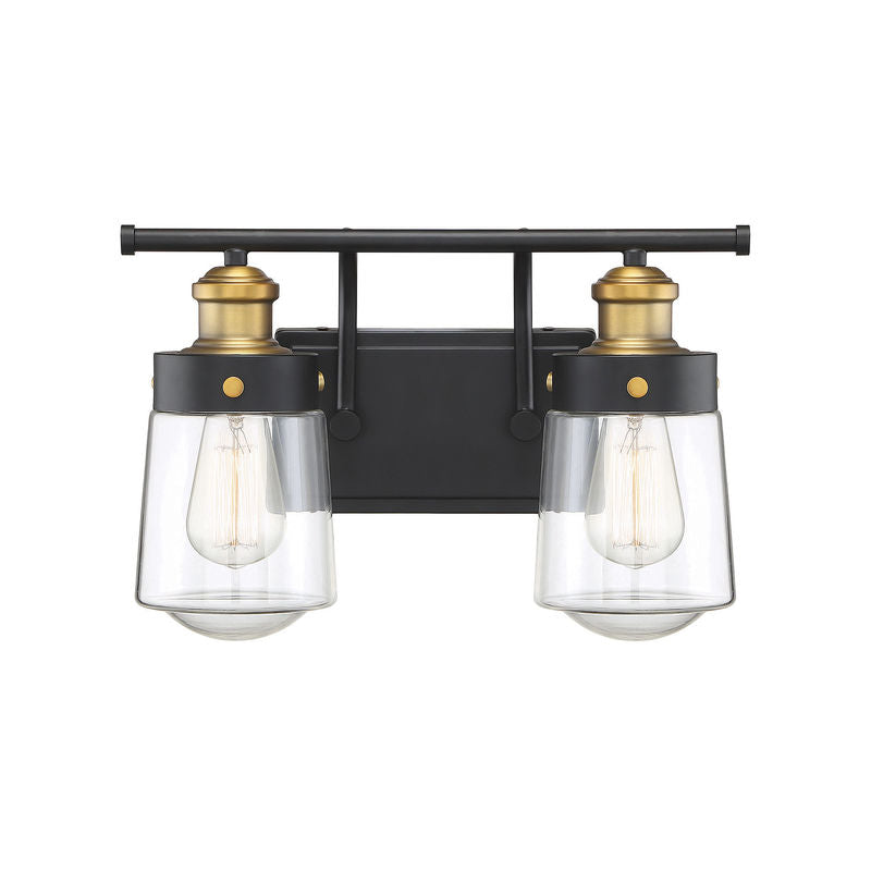 MACAULEY Murale salle de bain Noir, Or - 8-2069-2-51 | SAVOYS