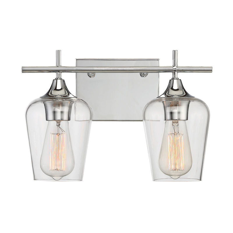 OCTAVE Bathroom wall sconce Chrome - 8-4030-2-11 | SAVOYS