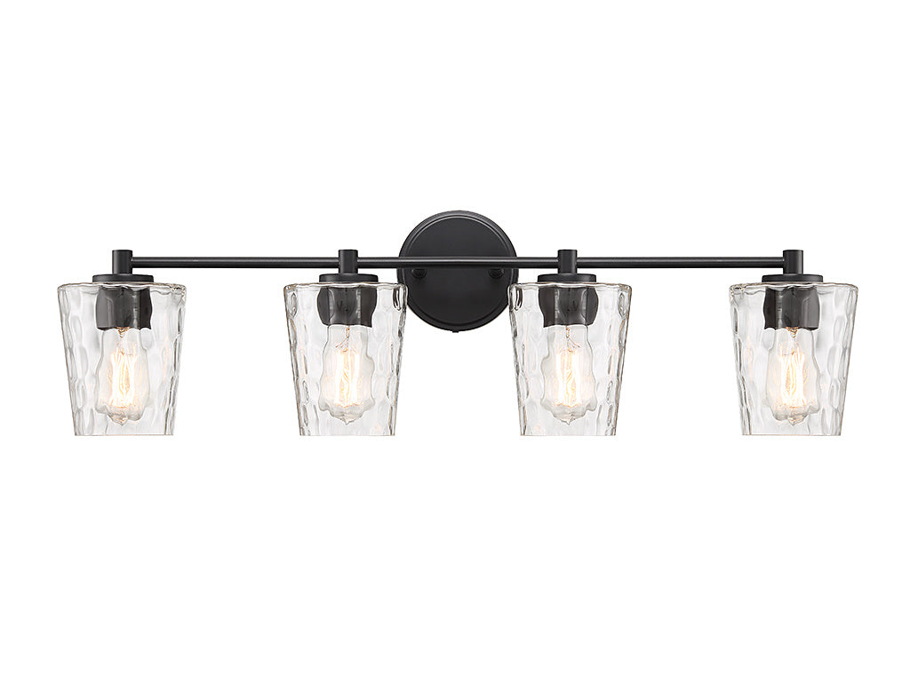 BALLAS Murale salle de bain Noir - 8-5606-4-BK | SAVOYS