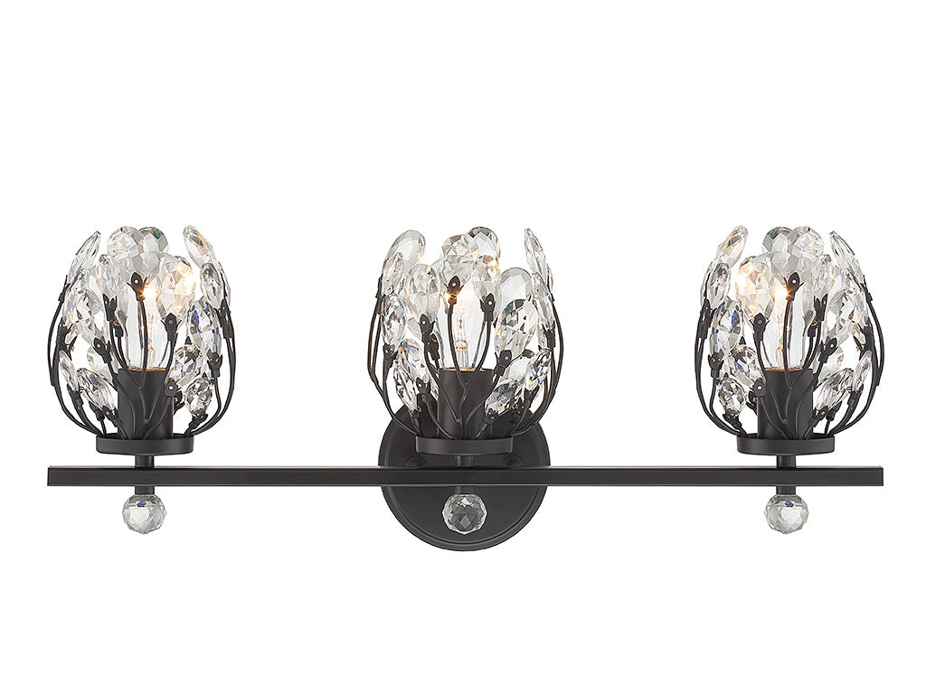 MORENO Murale salle de bain Noir - 8-6601-3-BK | SAVOYS