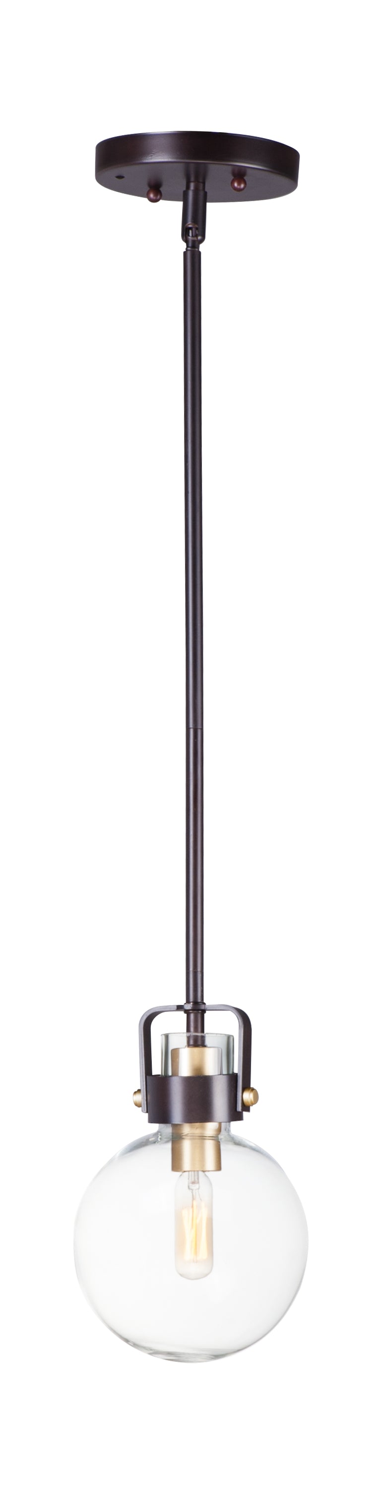 BAUHAUS Suspension simple Bronze, Or - 90510CLBZSBR | MAXIM/ET2