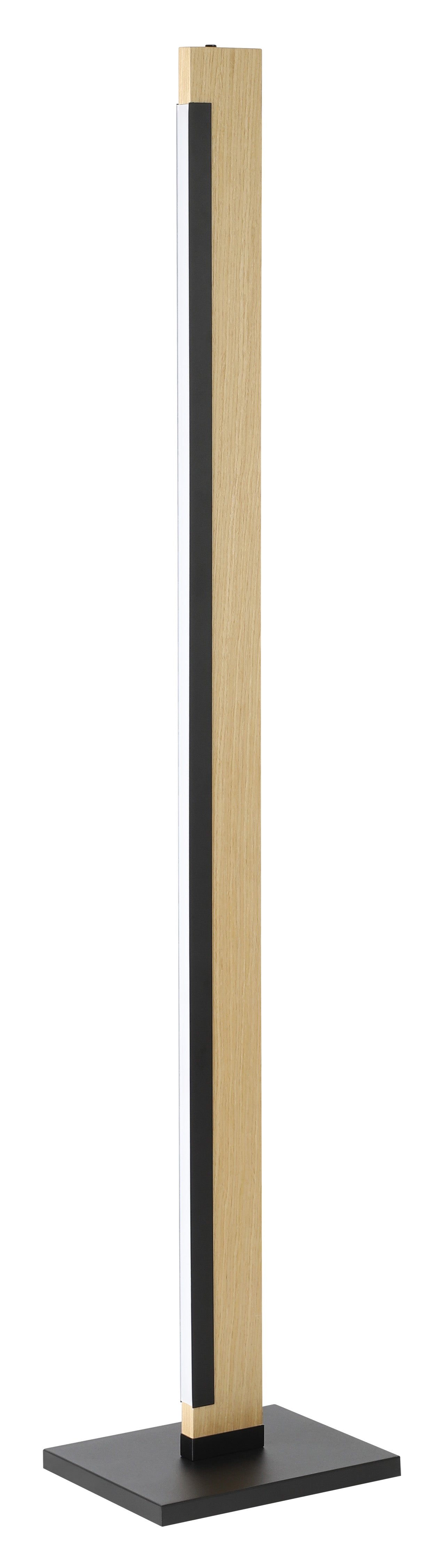 CAMACHO Lampedeplancher Noir, Bois DEL INTÉGRÉ - 99296A | EGLO