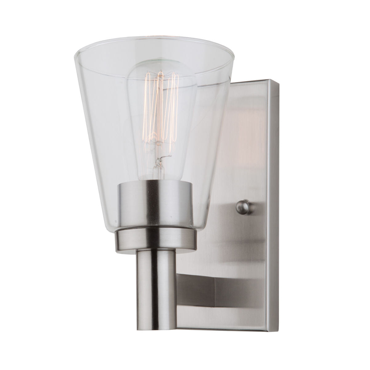 Clarence Sconce Stainless steel - AC10767BN | ARTCRAFT