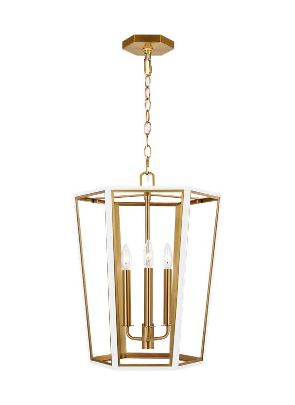 CURT Chandelier Blanc, Or - AC1083MWTBBS | GENERATION-LIGHTING