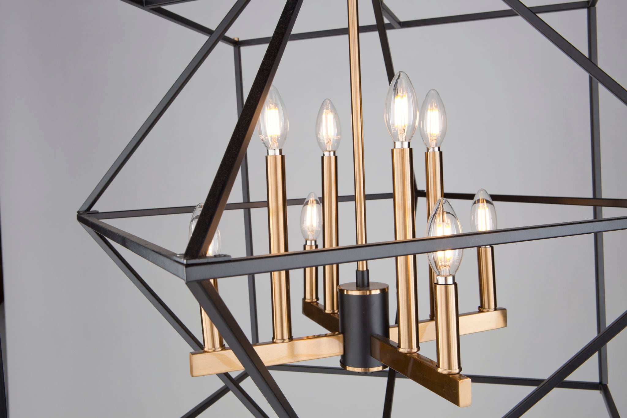 Roxton Chandelier Or, Noir - AC11208 | ARTCRAFT