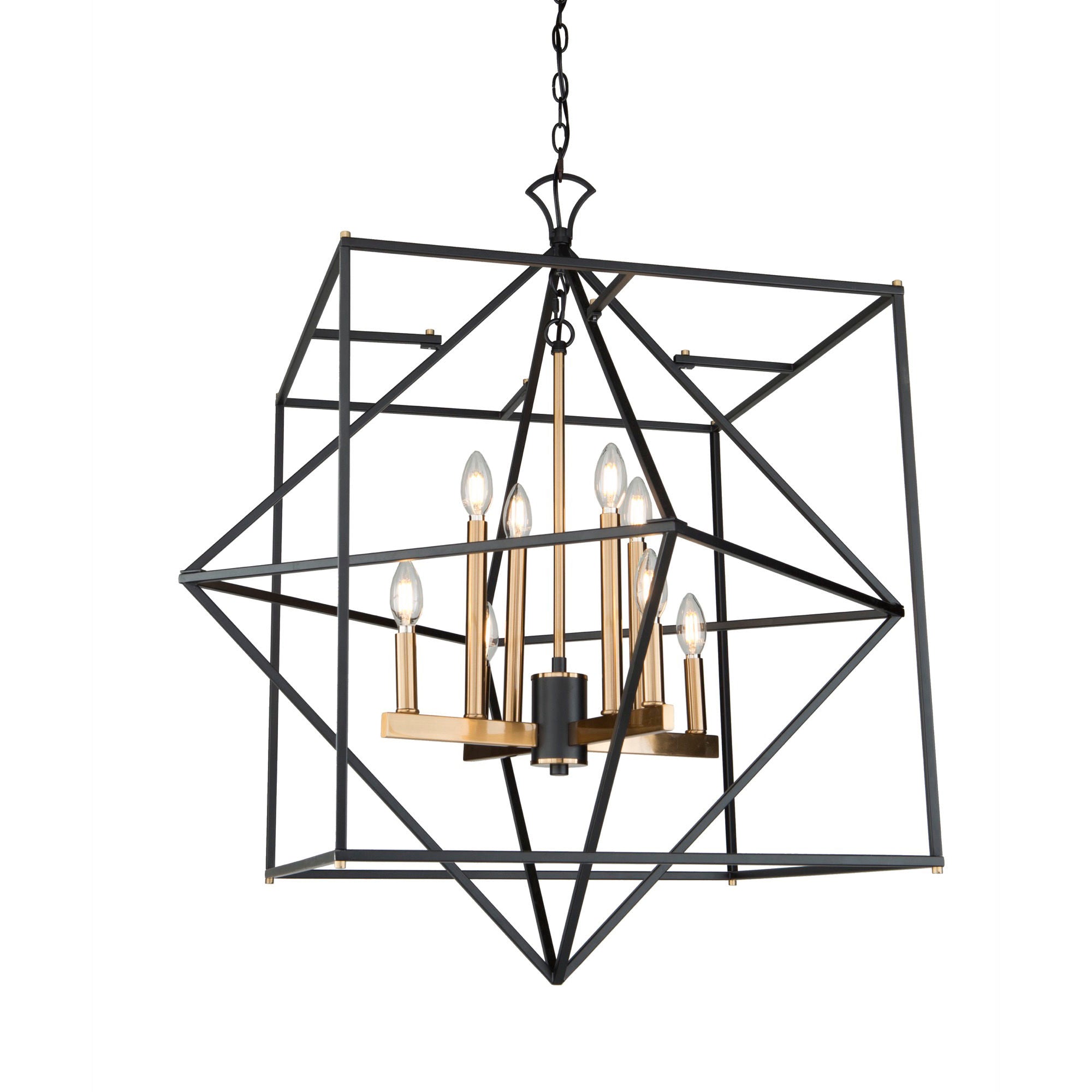 Roxton Chandelier Or, Noir - AC11208 | ARTCRAFT