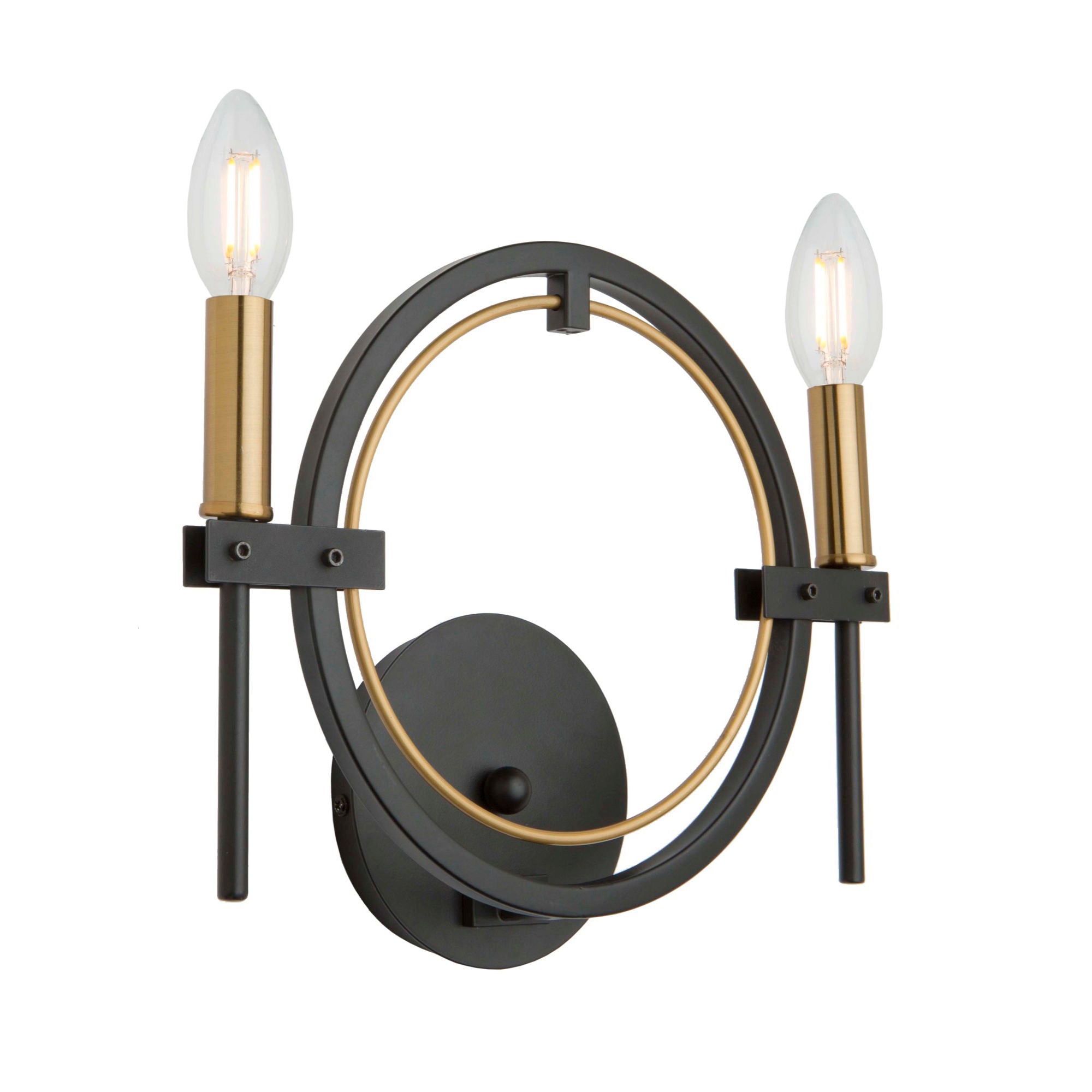 Anglesey Sconce Gold, Black - AC11452 | ARTCRAFT