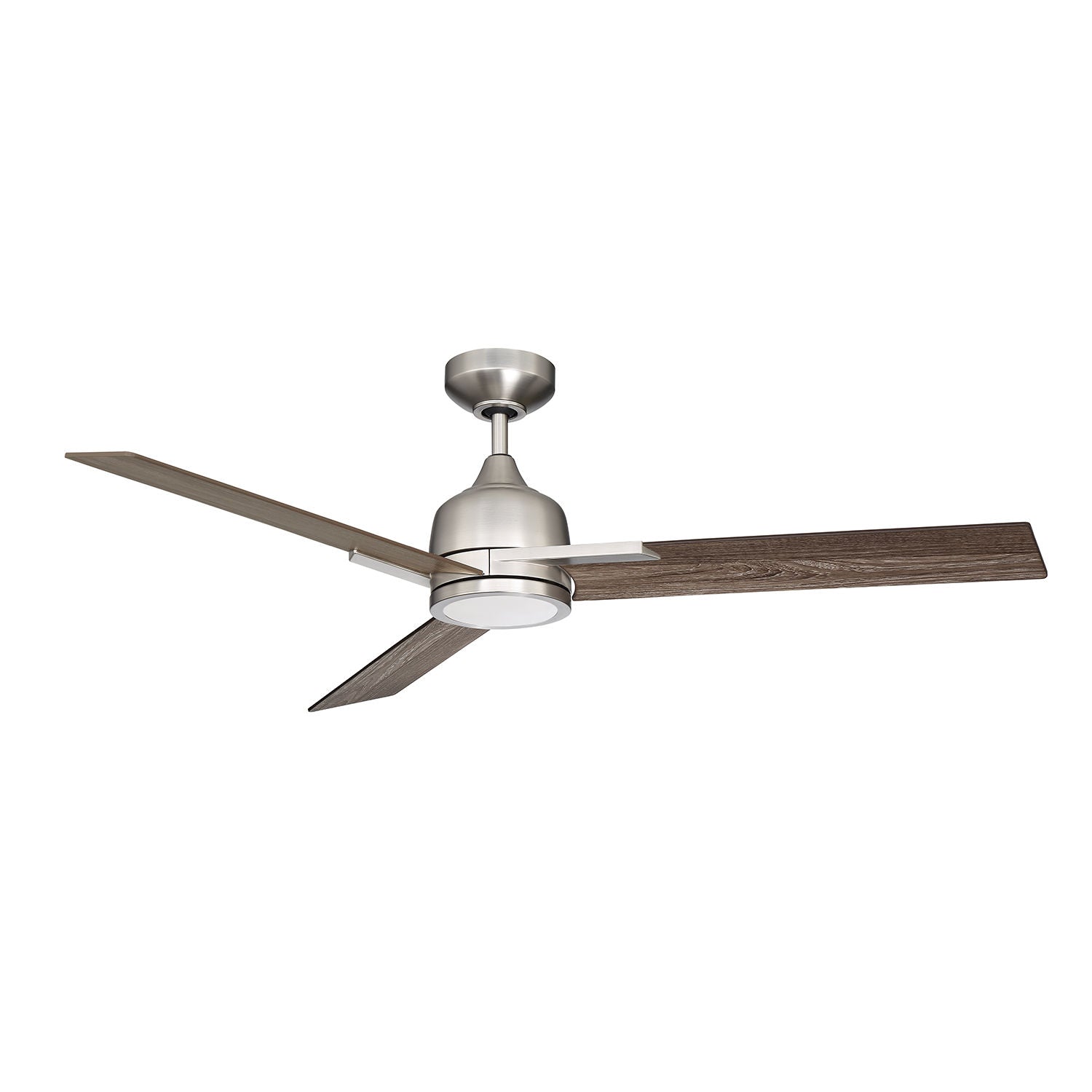 TRITON Ceiling fan Stainless steel INTEGRATED LED - AC22452-SN | KENDAL