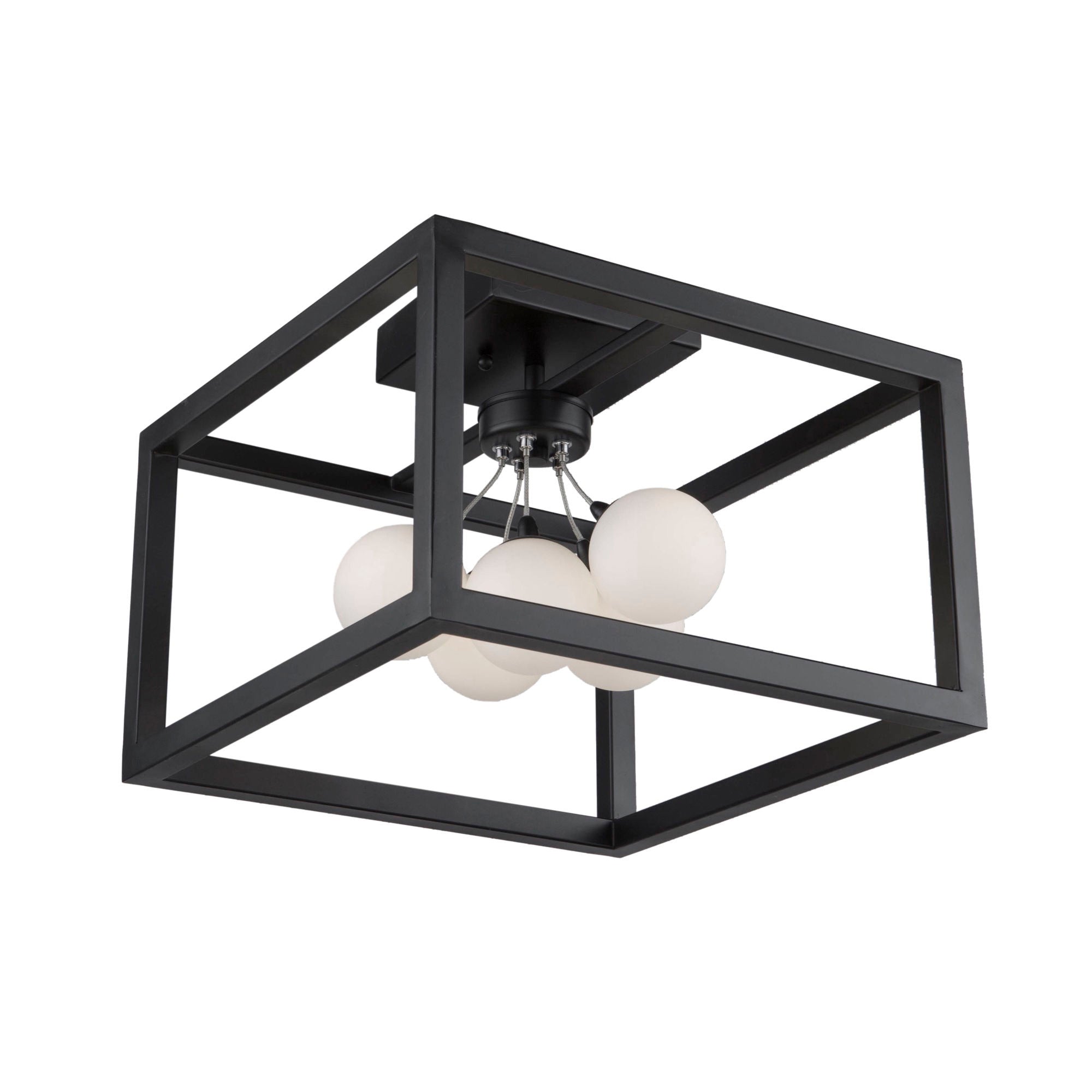 Massey Flush mount Black INTEGRATED LED - AC6600 | ARTCRAFT