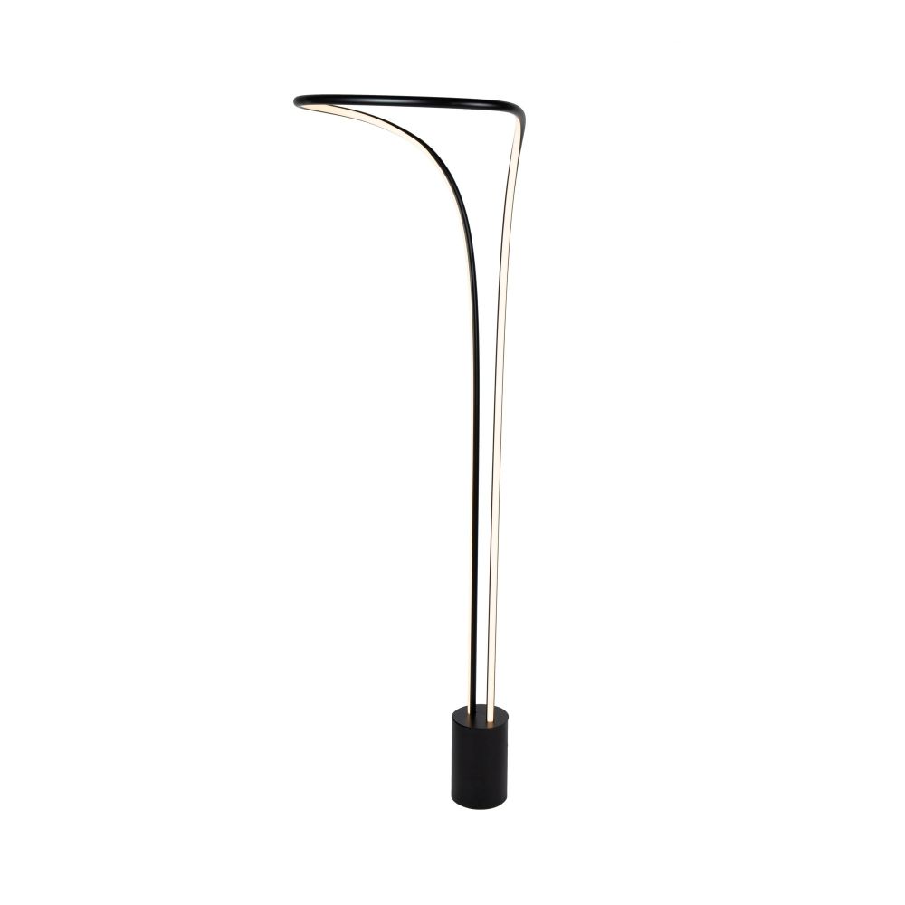 Cortina Floor lamp Black INTEGRATED LED - AC7589BK | ARTCRAFT
